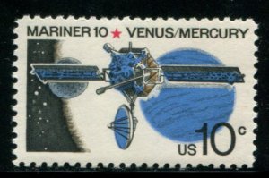 1557 10c Mariner 10 - Venus/Mercury, MNH