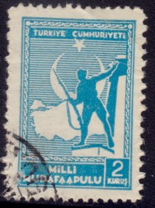 Turkey, 1941-44, Red Crescent Soldier, 2k,  used**