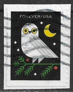 US ~ Scott # 5824 ~ Used on paper ~ Winter Woodland Animals - Owl