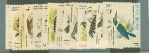 Norfolk Island #126-140 Unused Single (Complete Set) (Bird)