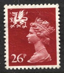 STAMP STATION PERTH Wales #WMH47 QEII Definitive Used 1971-1993