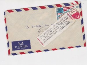 republique populaire du congo 1970s airmail space stamps cover ref 20117