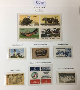 MOMEN: US STAMPS  1970 MINT OG NH COLLECTION LOT #13019