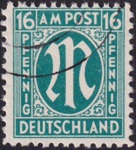 Germany Occupation - AMG Issue 1945-46, Type II #3N1-3N20 vf u