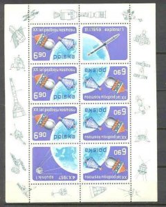 Poland 2248a MNH m/s Space SCV4.25