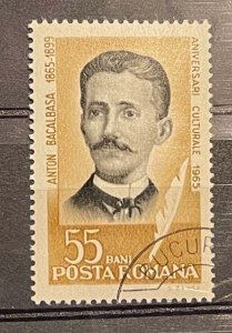 (3707) ROMANIA 1965 : Sc# 1739 ANTON BACALBASA WRITER - VFU