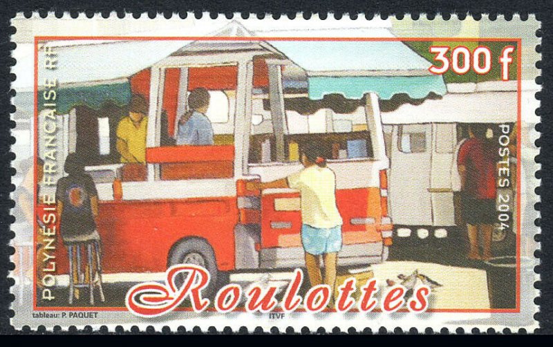 French Polynesia 873, MNH. Mobile Snack Bars, 2004