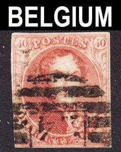 Belgium Scott 12 F to VF used.  FREE...