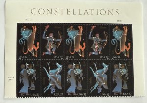 US 2025 Constellations #3945-8 plte blk of 10 MINT