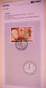 BRAZIL JOAN PAUL II EDITAL FD FOLDERS