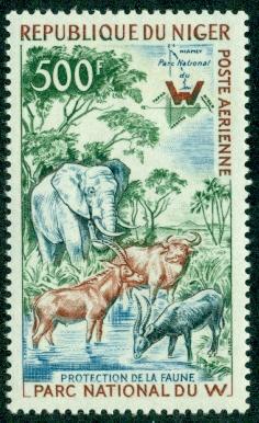 Niger #C14  Mint  CV$17.50  Wild Animals