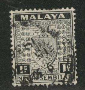 MALAYA Negri Sembilan Scott 21 used 1936 stamp