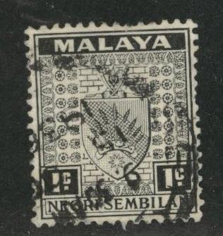 MALAYA Negri Sembilan Scott 21 used 1936 stamp