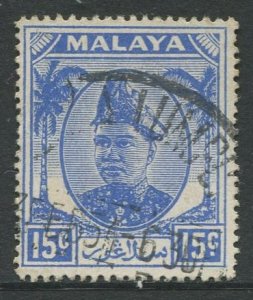 STAMP STATION PERTH Selangor #87 Sultan Hisam-ud-Din Alam Shah Used 1949