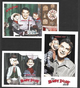 MONGOLIA Sc 2349-52 NH MINISHEET+2S/S OF 1999 - TELE SHOW - HOWDY DOODY