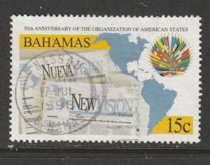 1998 Bahamas - Sc 903 - used VF - 1 single - Org of American States