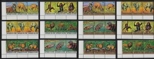 Guinea Endangered Animals 36v Corners COMPLETE 1977 MNH SG#948-983 MI#793-828