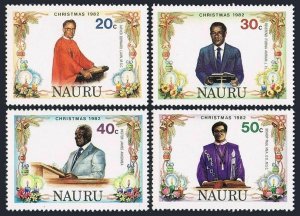 Nauru 260-263,MNH.Michel 259-262. Christmas 1982.Clergymen.
