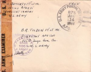 United States A.P.O.'s Soldier's Free Mail 1944 U.S. Army Postal Service, A.P...