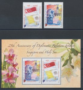 2006 Singapore, 25th Anniversary between the Holy See and Singapore, Joint Issue