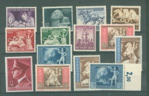 Germany #B201-214 Mint (NH) Multiple