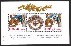 Romania 4553 Souvenir Sheet MNH VF