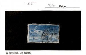 Ireland, Postage Stamp, #C2 Used, 1949 Airmail, Lough Derg (AR)