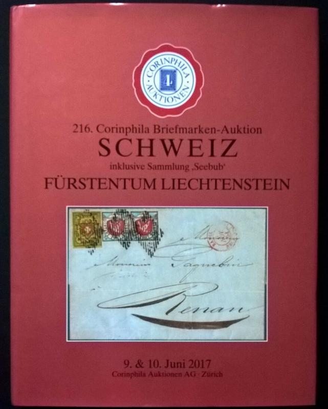 Auction catalogue SCHWEIZ Seebub Classic Switzerland Stamps & Covers