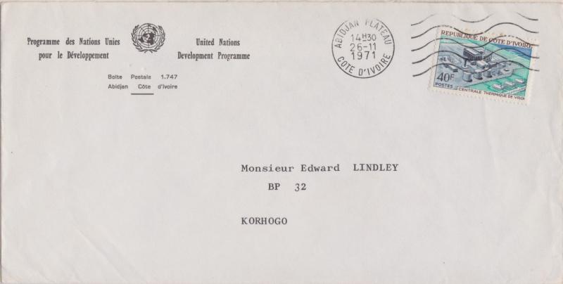 Ivory Coast 40F Power Plant at Uridi 1971 Abidjan Flateau, Cote D'Ivoire to K...