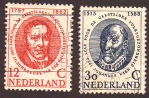Netherlands Scott 383 - 384 Used