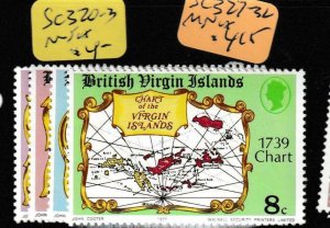 British Virgin Islands SG 320-3 MNH (4gdv) 