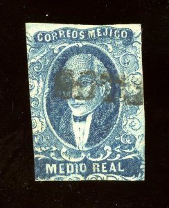 1856 Mexico Scott #1 Used