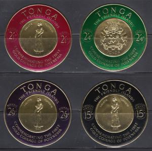 Tonga   #128-33, c1-6, co7     mnh     cat $16.10