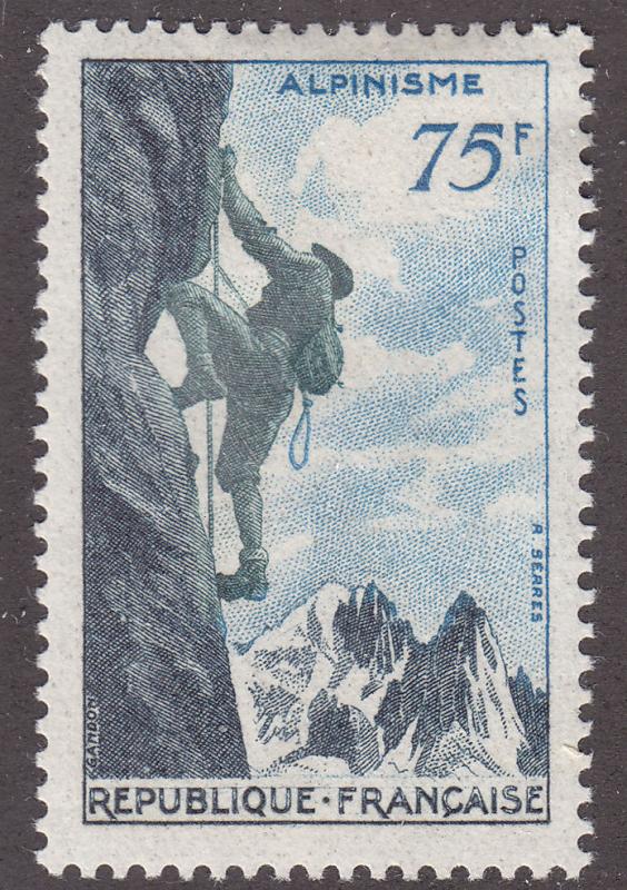 France 804 Mountain Climbing 75Fr 1956