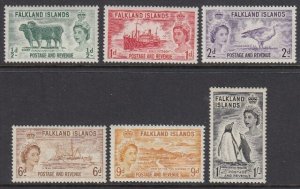 Falkland Islands 122-7 QEII mint