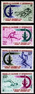 New Caledonia 1966 Scott #348-351 Mint Never Hinged