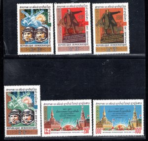 LAOS SC#  287-92 FVF/MNH