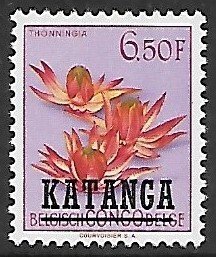 Katanga # 31 - Thonningia , overprint - MNH.....{KlBl25}