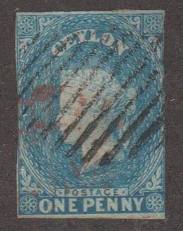 Ceylon Scott #1 Sri Lanka Stamp - Used Single