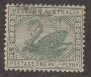 Western Australia Scott #58 Stamp - Used Single