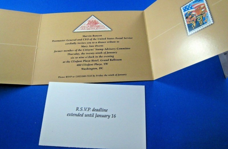 HOWARD PAINE STAMP EVENT INVITATIONS     (E1)