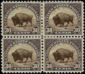 569 Mint,OG,HR... Block of 4... SCV $100.00... XF