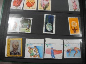 Cuba, Castro, 100s of Stamps in a Lighthouse Stock book