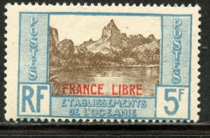 French Polynesia # 130, Mint Hinge Remain.