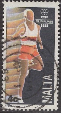 Malta; 1988: Sc. # 727; O/Used Single Stamp