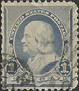 # 219 DULL BLUE USED BEN FRANKLIN SCV-0.75