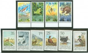 Liechtenstein #849/947 Mint (NH) Single (Complete Set) (Wildlife)