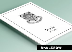 PRINTED TUVALU 1976-2010 STAMP ALBUM PAGES (292 pages)