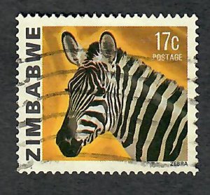 Zimbabwe #423 used single