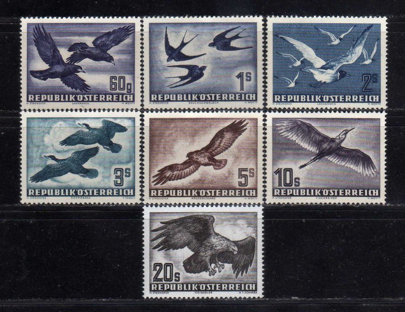 1950 - 53 - Austria - Scott nº  C 54 - C 60 - MNH - AU- 234 - 02